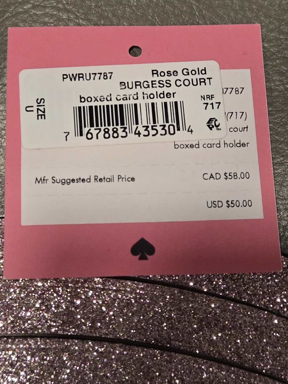 Kate Spade Rose Gold Card Holder & Accessories Bundle - Picture 6 of 13
